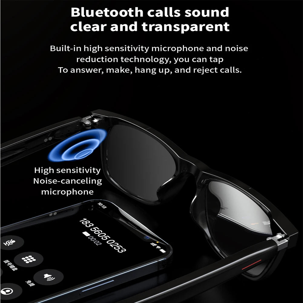 Wireless Bluetooth-compatible 5.0 Hands-free Calling Music Eyeglasses