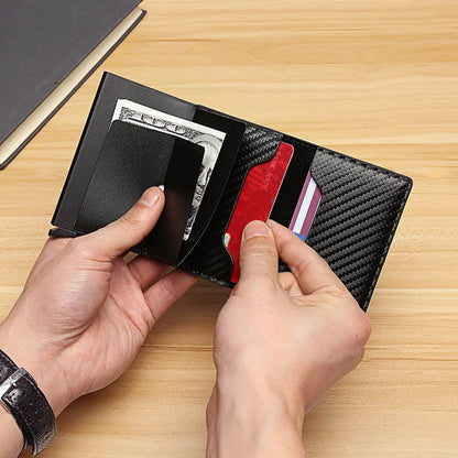 Anti Thief Rfid Credit Card Holder Smart Minimalist Wallet