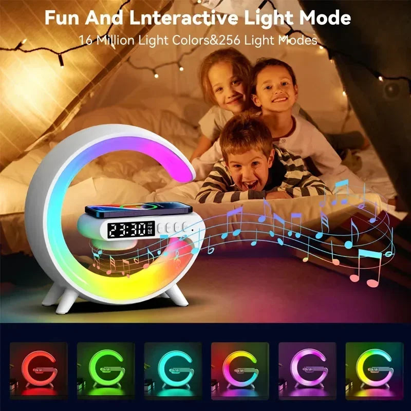 Multifunction Night Light 15W Fast Charging Station for iPhone & Android