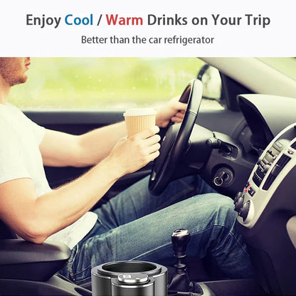 2 In 1 Car Heating Cooling Cup Mini Car Refrigerator