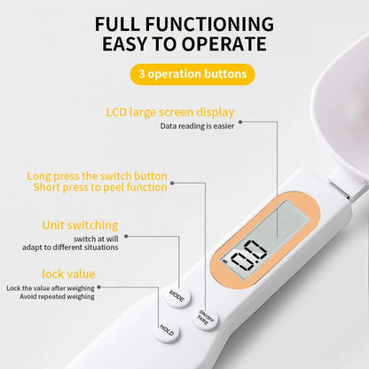 Mini Digital Kitchen Scale Electronic LCD Measuring Spoon