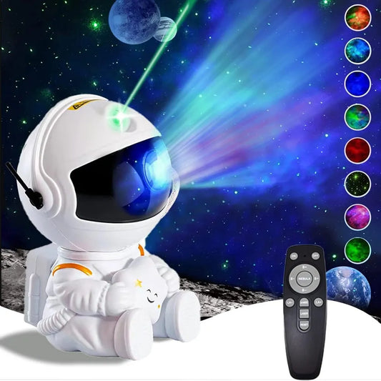 Astronaut Space Projector Starry Nebula Ceiling LED Lamp for Bedroom