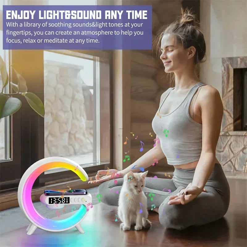 Multifunction Night Light 15W Fast Charging Station for iPhone & Android