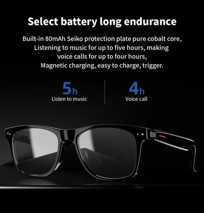 Wireless Bluetooth-compatible 5.0 Smart Sunglasses