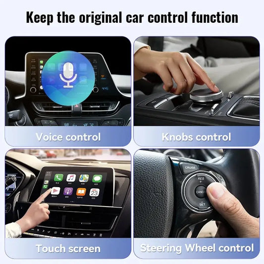 Wireless CarPlay Android Auto Wireless Adapter Smart Mini Universal Box