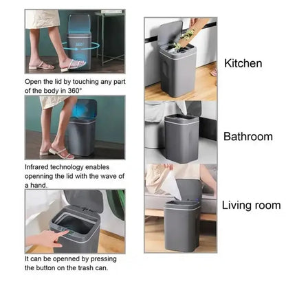 16L Automatic Sensor Electric Touchless Smart Bin