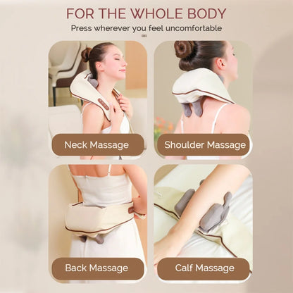 Wireless Electric Neck and Back Massage Shawl