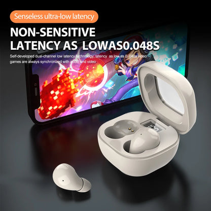 Mini Invisible Headphones Bluetooth 5.3 Noise Reduction Earbuds