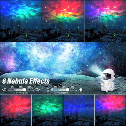 Astronaut Space Projector Starry Nebula Ceiling LED Lamp for Bedroom