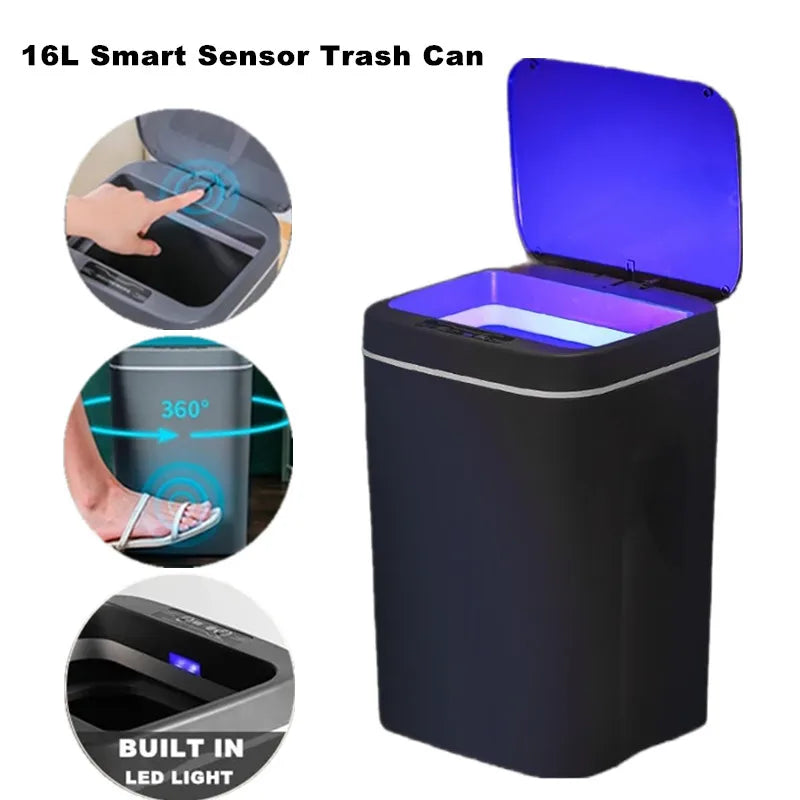 16L Automatic Sensor Electric Touchless Smart Bin