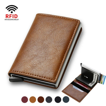 Anti Thief Rfid Credit Card Holder Smart Minimalist Wallet