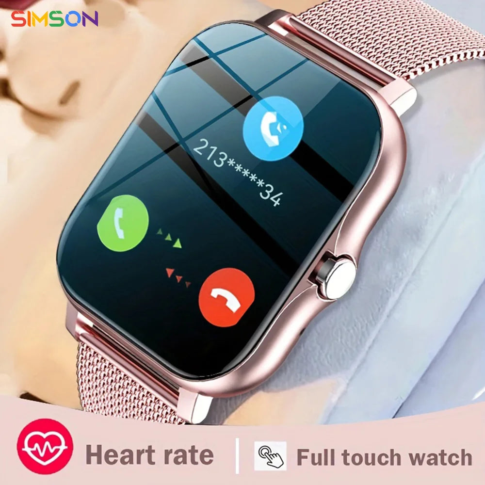 Android & Phone 1.44" Full Touch Custom Dial Smart Watch