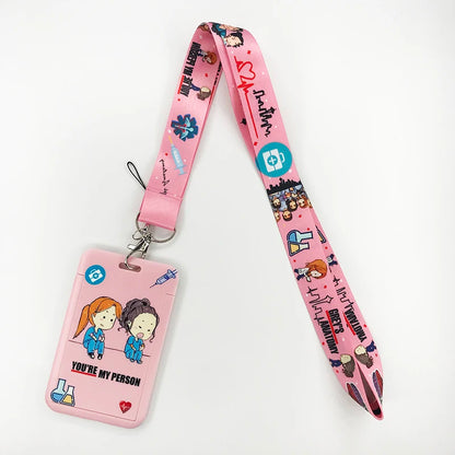 Grey's Anatomy Neck ID Card Lanyard