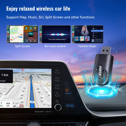 Wireless CarPlay Android Auto Wireless Adapter Smart Mini Universal Box